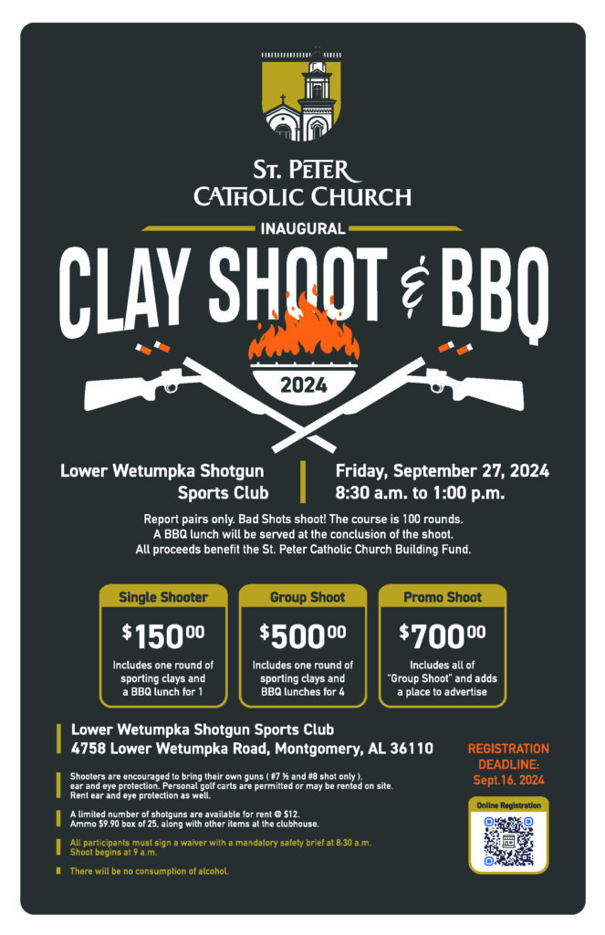 FinalStPeters_ClayShoot BBQ Poster.NS 43024 outlined
